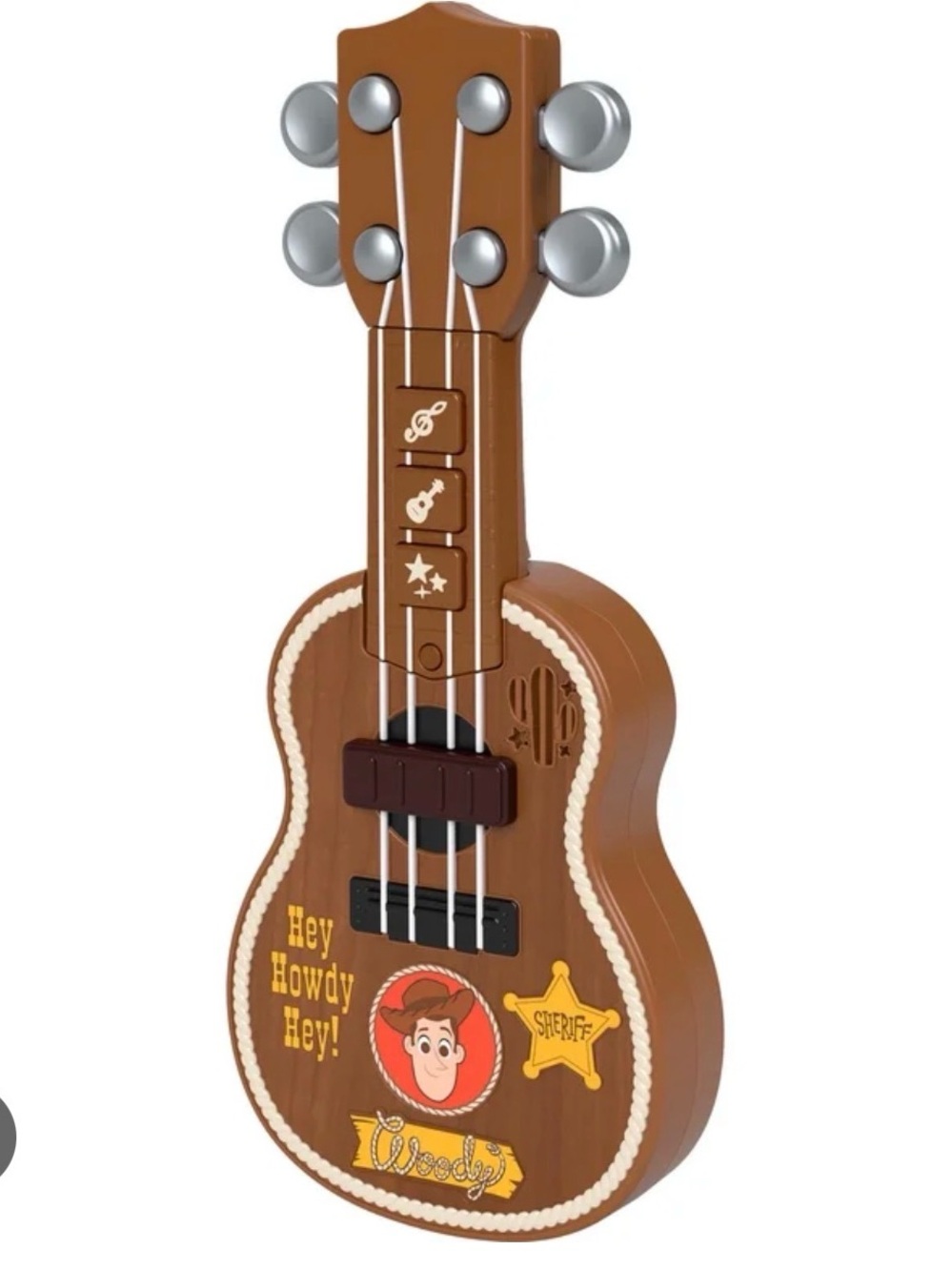 Fisher-Price Toy Story Woody Brown Kids Guitar - Hey Howdy Hey - Picture 2 of 2